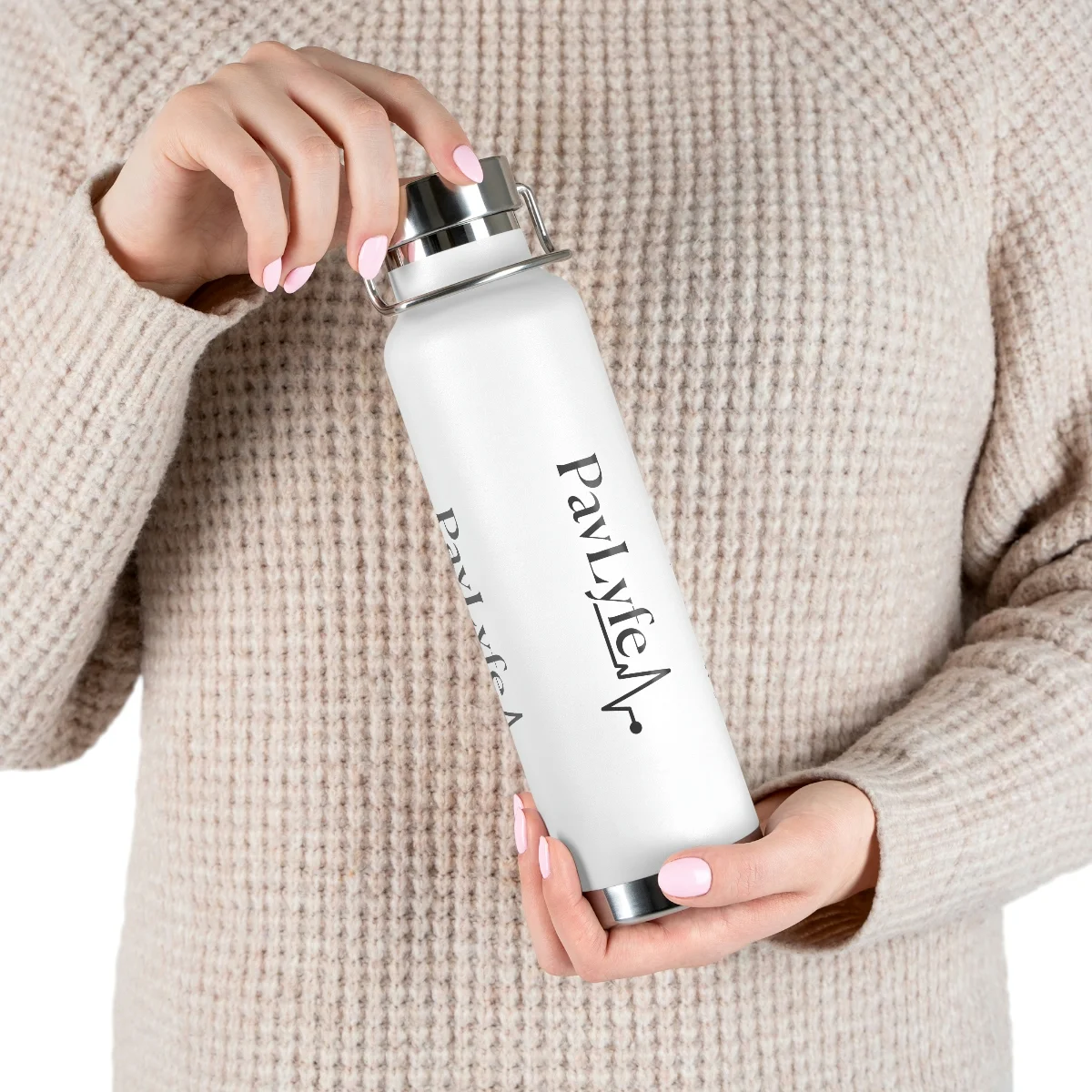 PavLyfe Copper Vacuum Insulated Bottle, 22oz - Image 7